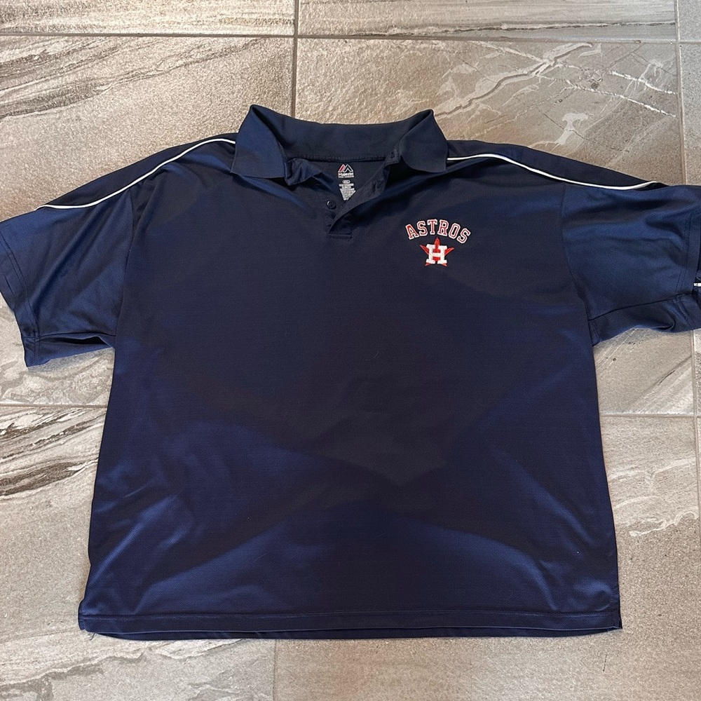 Astros Men’s Navy Blue Polo Shirt